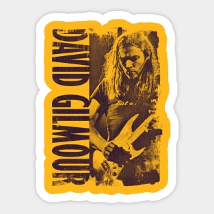 David Gilmour Vintage Navy Sticker